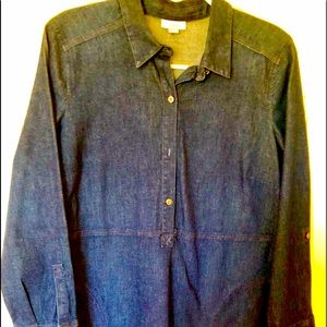 J Jill dark blue denim dress. P/L